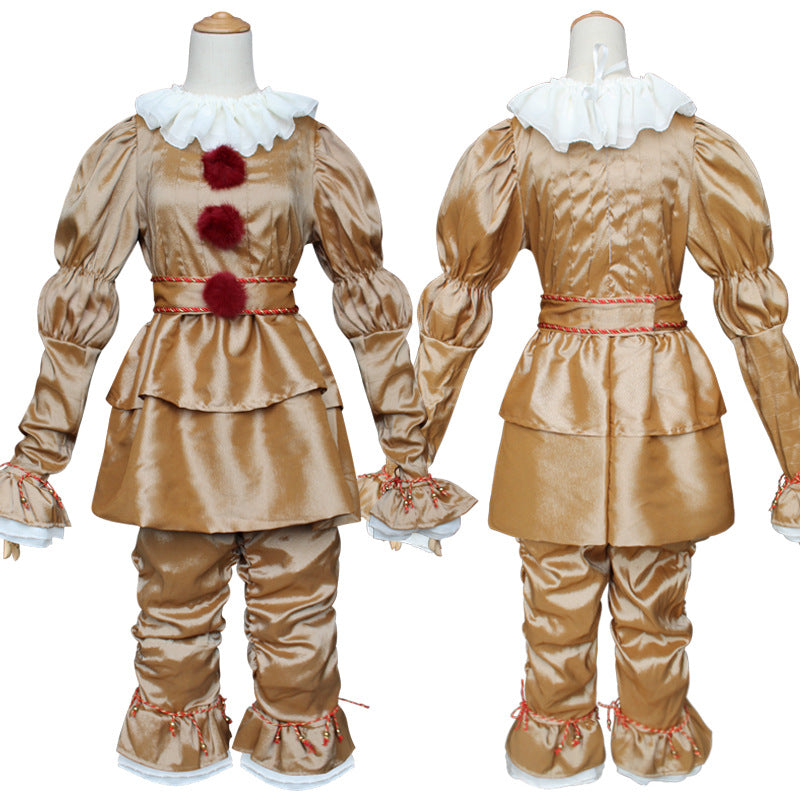 Pennywise Cosplay Costume Halloween Outfit The Clown Cosplay Suit