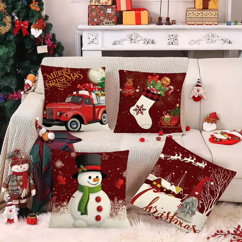 Holiday Cheer Collection: 6 Festive Christmas Pillowcases