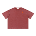 Mineral Wash Boxy Cotton T-Shirt
