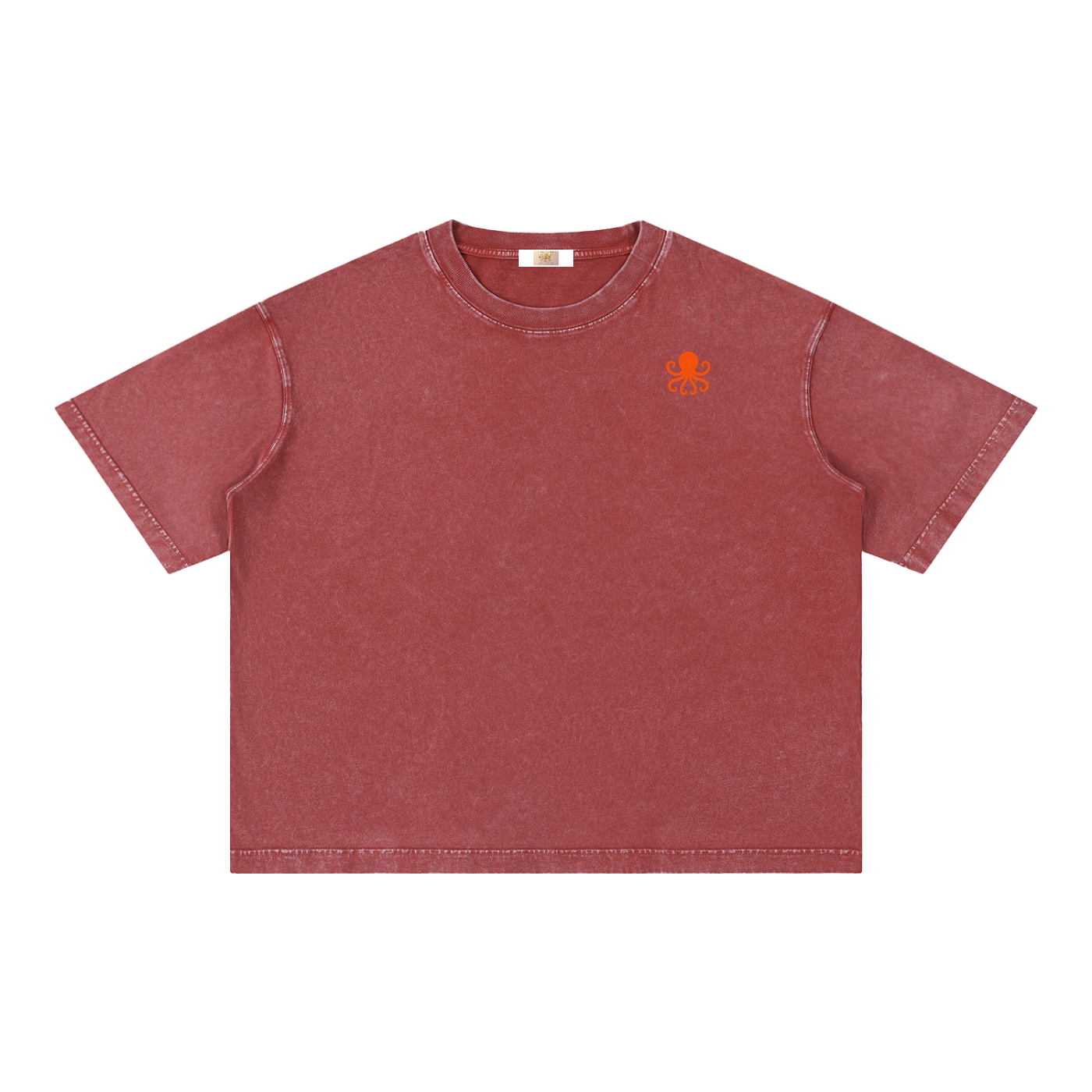 Mineral Wash Boxy Cotton T-Shirt