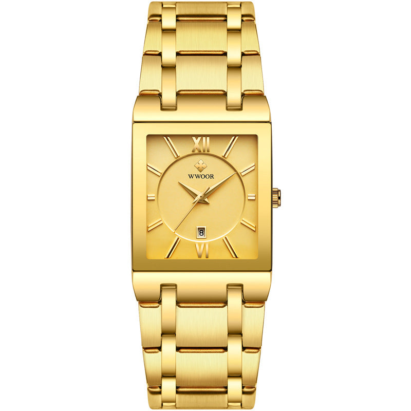 Fully Automatic Non-Mechanical Square Men's Steel Band Qua