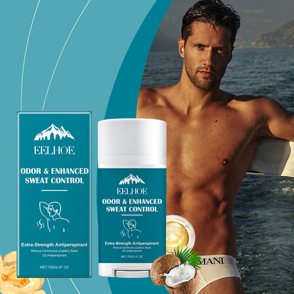 EELHOE Men's Fragrance Bar Leaves Fragrance For The Body Naturally And Cleanses Dry Skin With A Portable Daily Axillary Bar