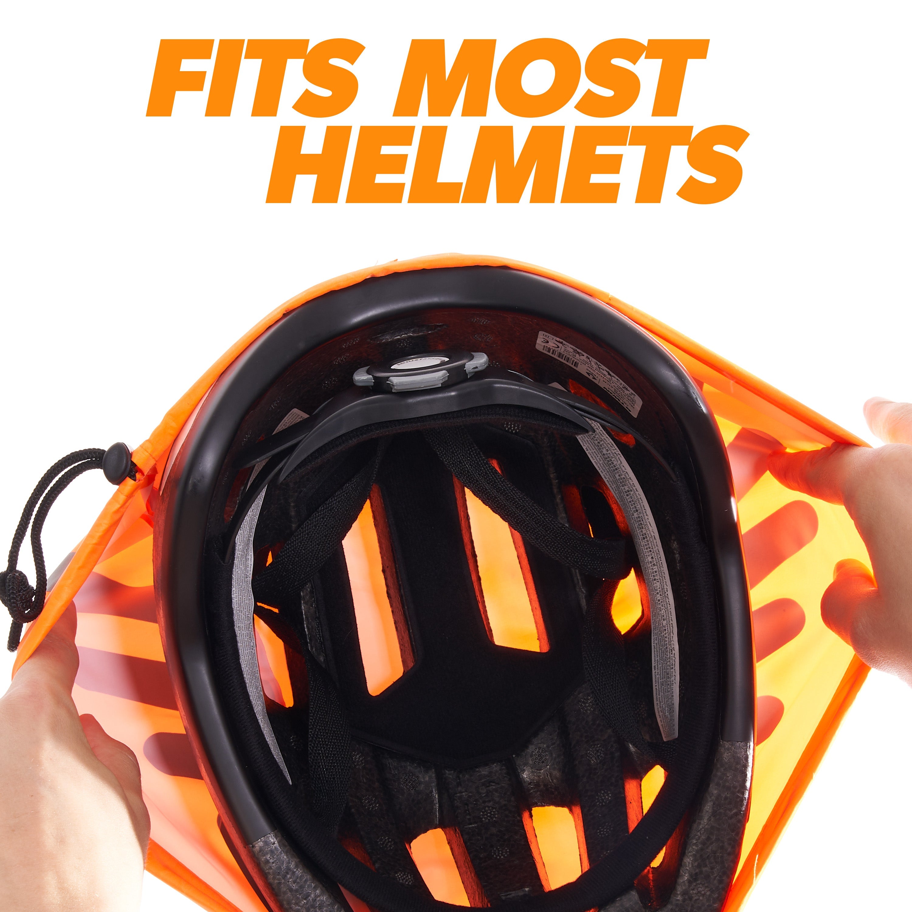 BTR Waterproof Hi Vis Cycling Helmet Cover