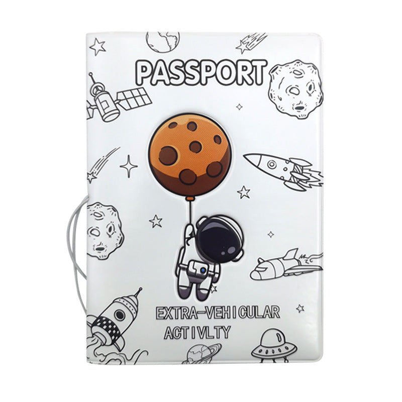 Travel Document Set Map Stereoscopic Passport Set Passport Holder Passport Protection Set