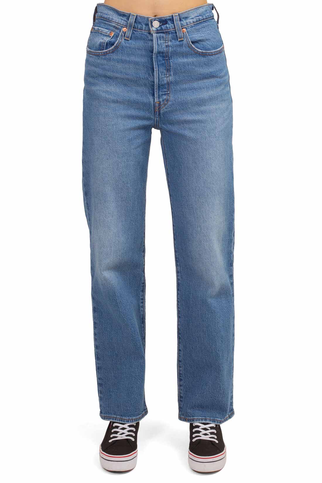 LEVI'S - Women's ribcage straight ankle jeans  - Size W31 / L31-1