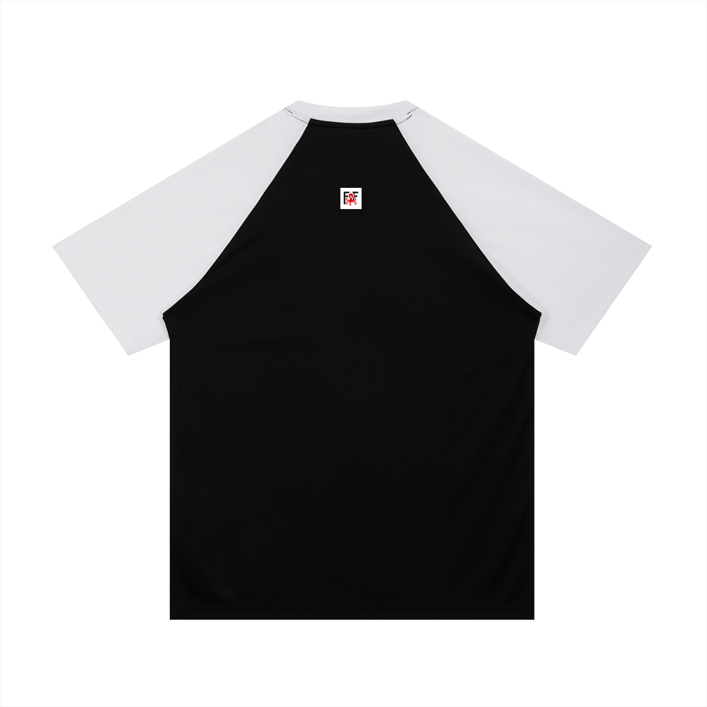 Contrast Raglan Sleeve Mesh T-Shirt