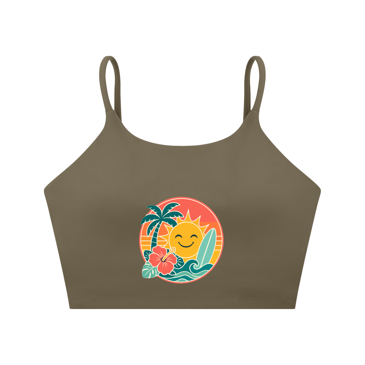 Spaghetti Strap Yoga Sports Bra