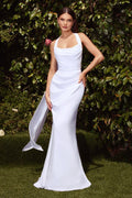 Versitile Tie Chiffon Bridal Dress-0