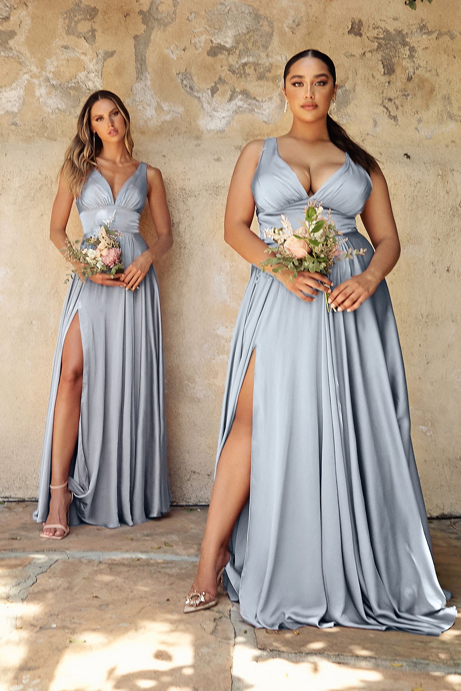 Soft Satin A-Line Dress-18