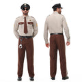 Parent-Child Police Chief Costume Set, Adult and Kids Matching Cosplay Role Play Outfit, Halloween Stage Performance Costume