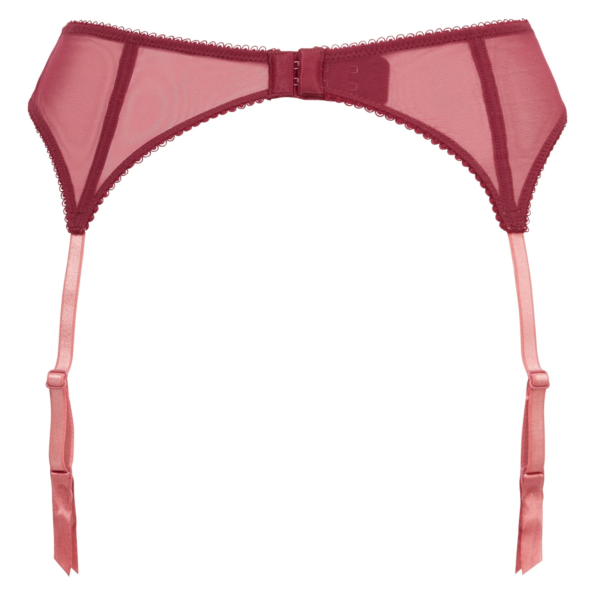 Gossard Superboost Lace Garter Belt Cranberry/Raspberry Sorbet-3