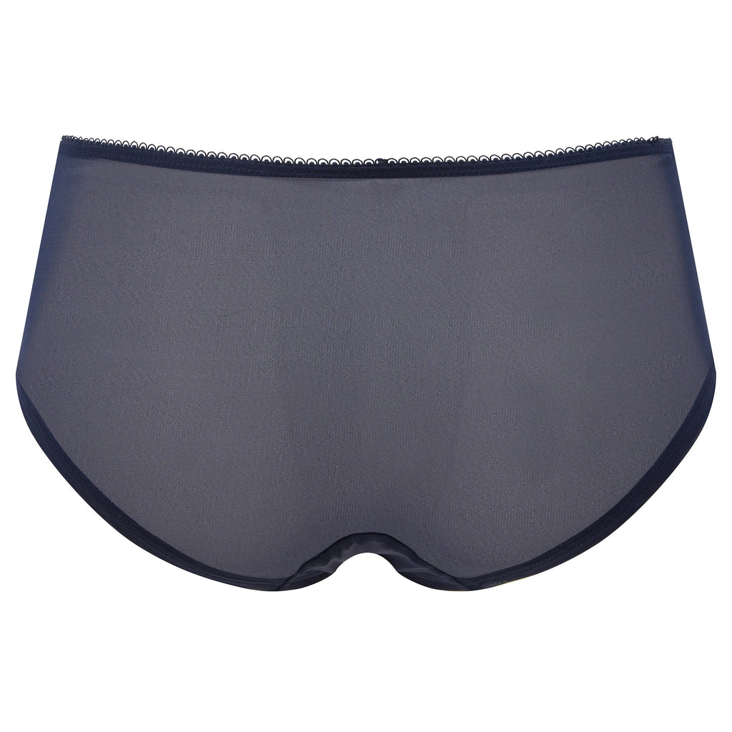 Gossard Superboost Lace Short Panty Midnight Blue Gold-3