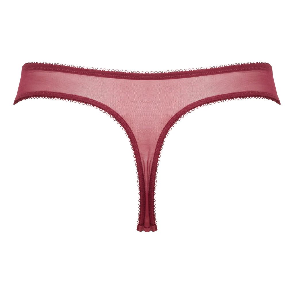 Gossard Superboost Lace Thong Panty Cranberry/Raspberry Sorbet-3