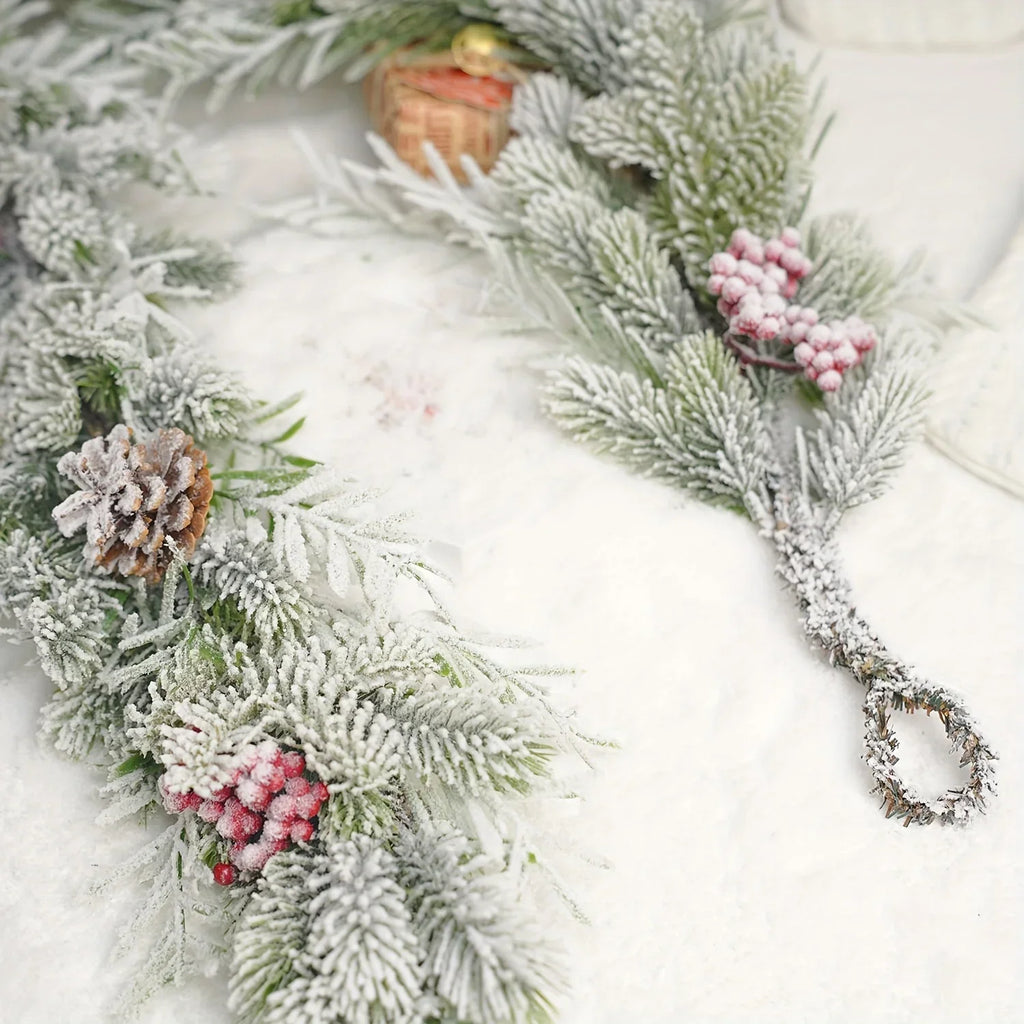 Red Berry Christmas Wreath Holiday Decor
