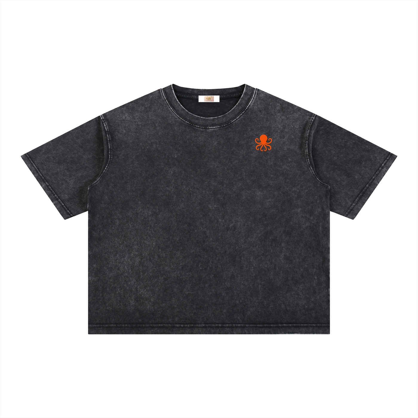 Mineral Wash Boxy Cotton T-Shirt