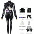 Witch Hunt cosplay costume Rumizo Emira black leather bodysuit cosplay
