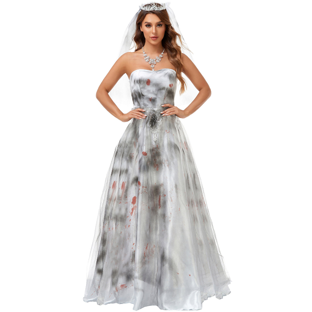 Ghost Bride Vampire Bride Costume Zombie Ghost Bride Halloween Costume Cosplay