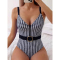 Print One-Piece Slimming Swimwear for Women