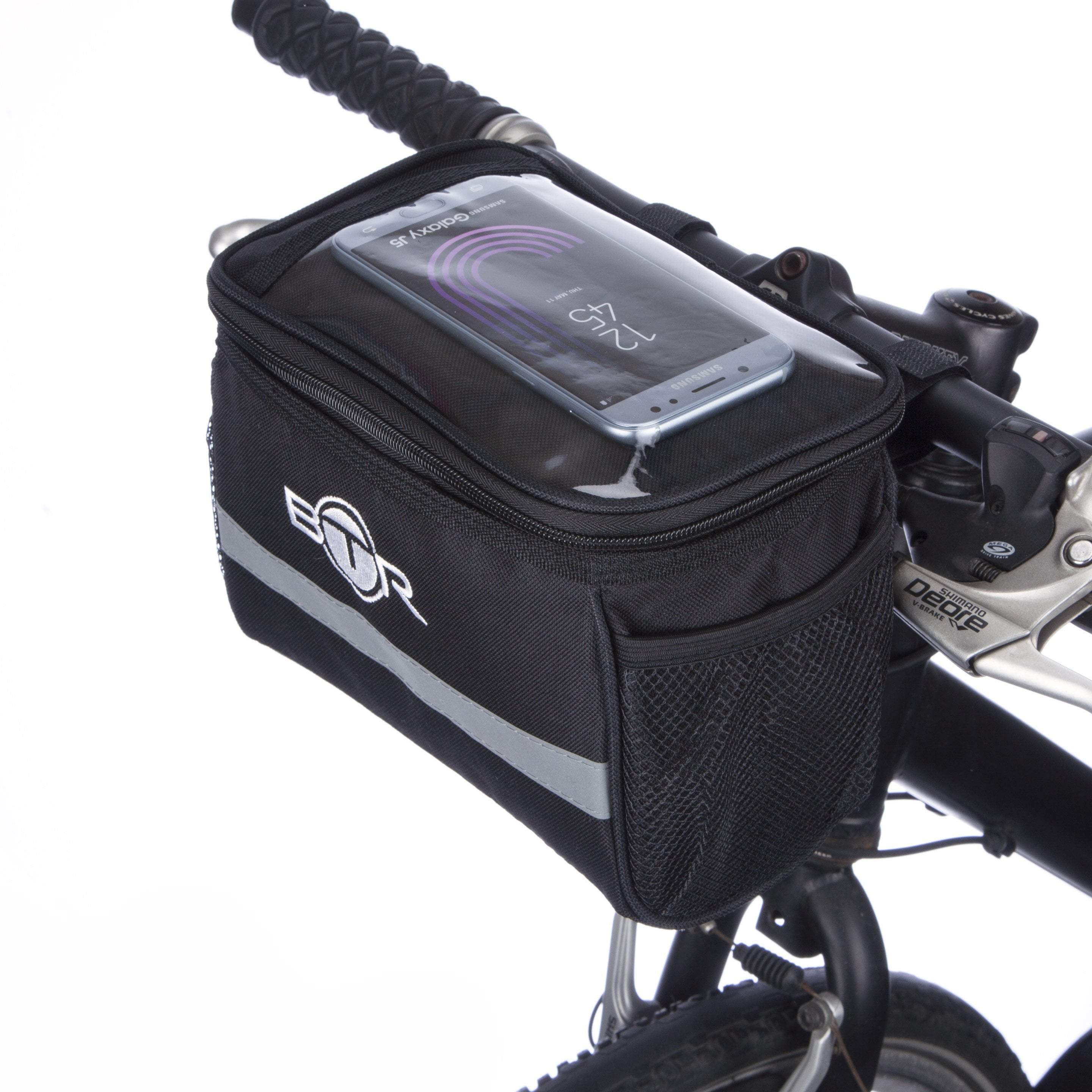 BTR Handlebar Bicycle Bag With Bike Mobile Phone Holder