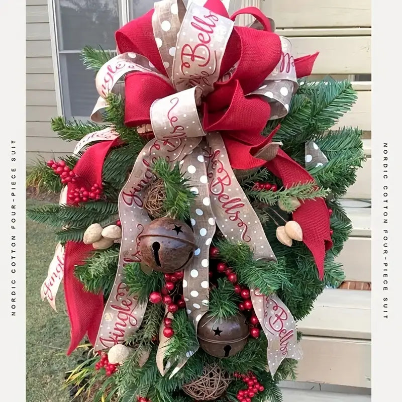 Joyful Door Adornments: Festive Christmas Ornaments