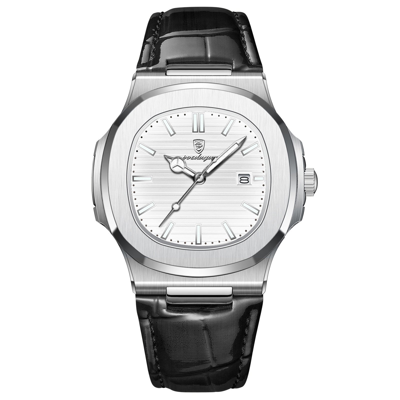 Menwaterproof luminous quartz watch