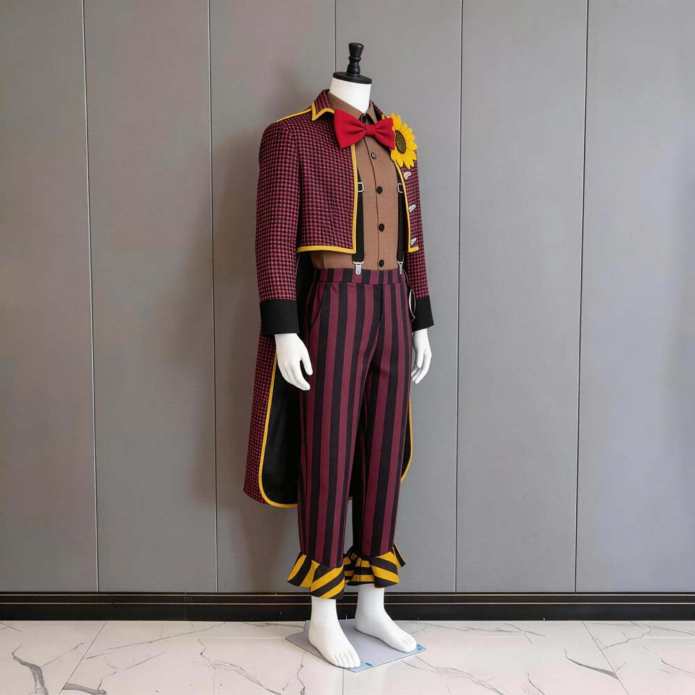 Joker Cosplay Costume from Dead by Daylight, Full Set Halloween Role Play Outfit