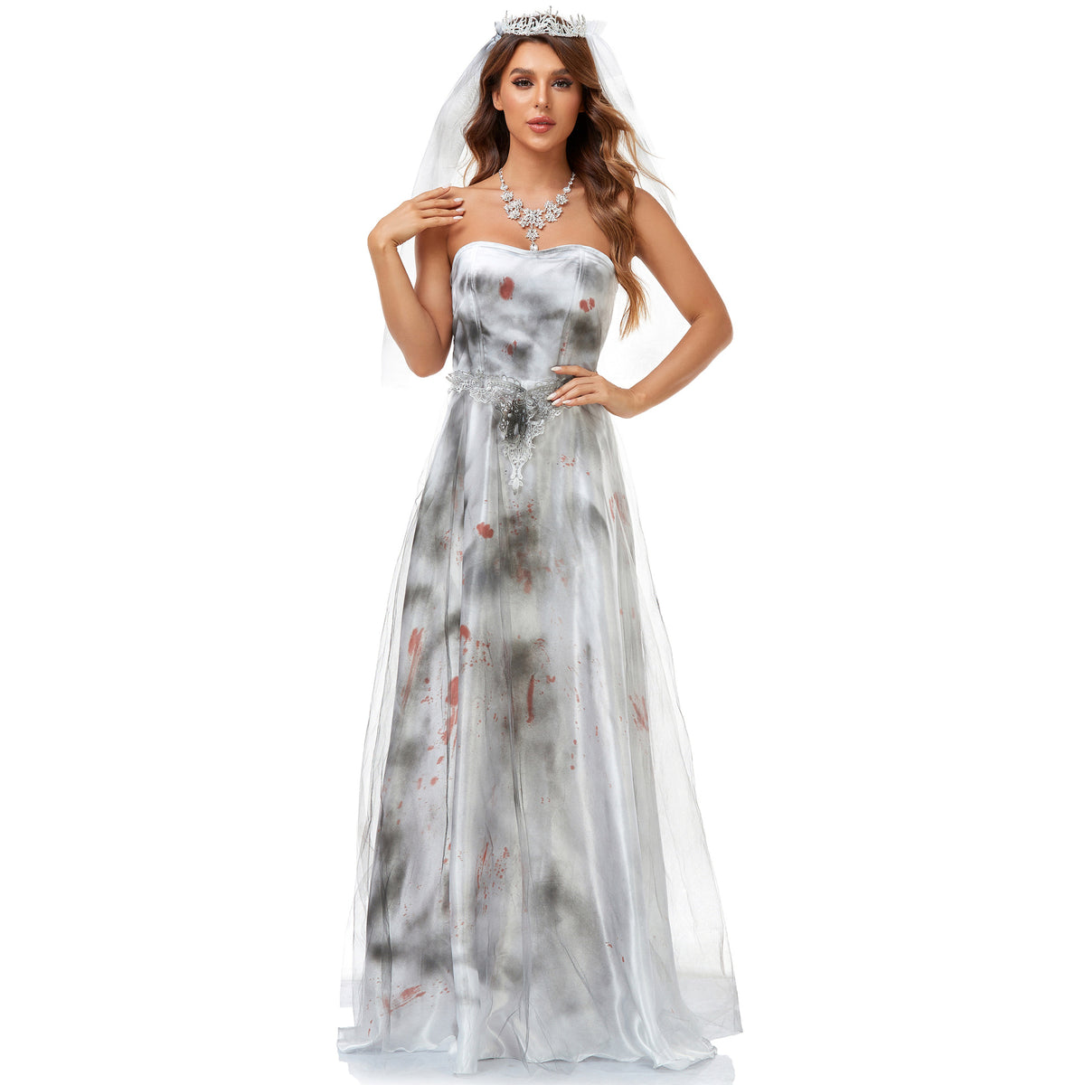 Ghost Bride Vampire Bride Costume Zombie Ghost Bride Halloween Costume Cosplay