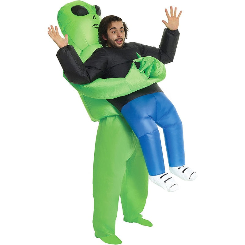 Aliens Inflatable Costume Scary Monster Cosplay Costume Halloween Party Festival Stage Pick Me Up Children's clothing or Adult