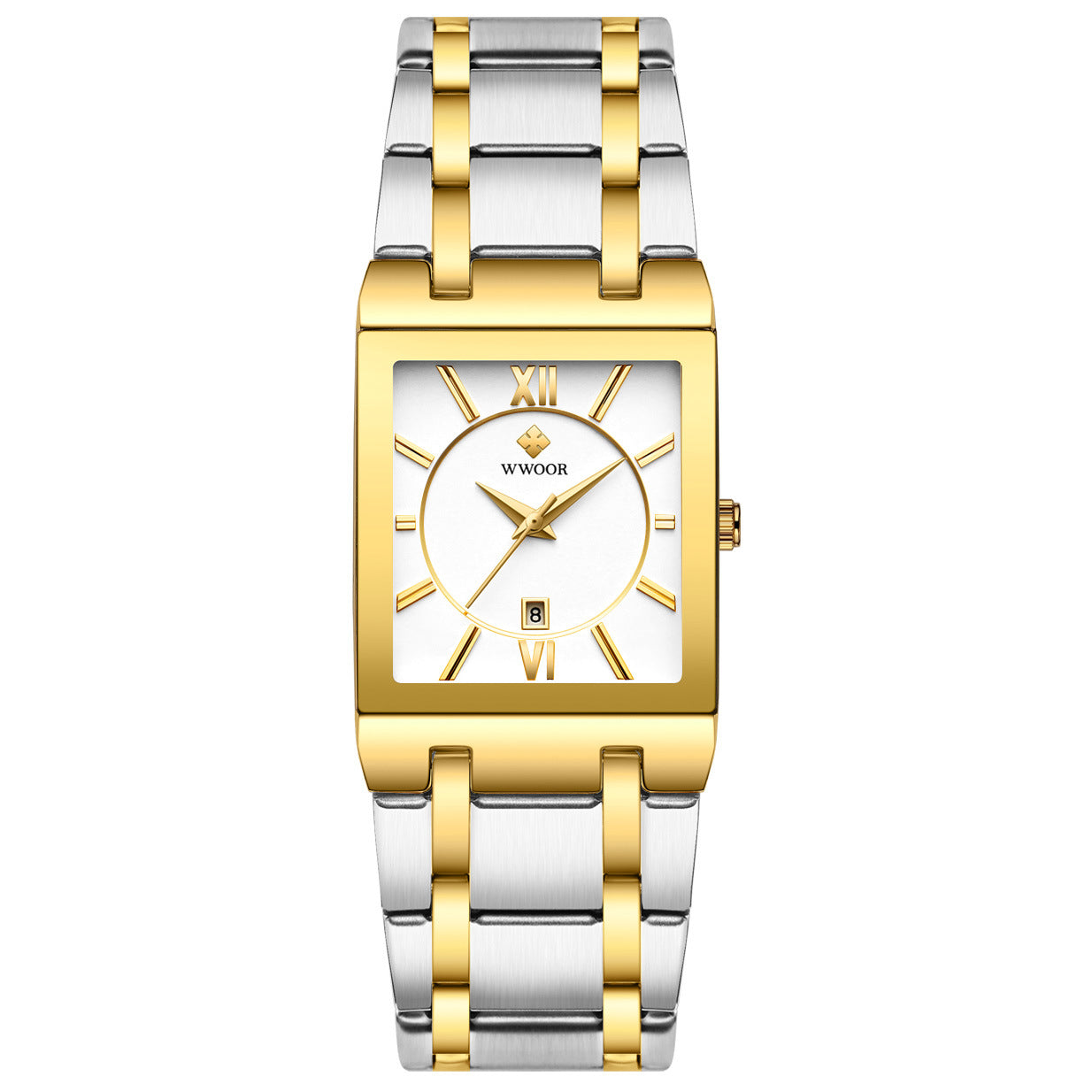 Fully Automatic Non-Mechanical Square Men's Steel Band Qua