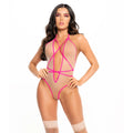 Sexy Transparent Deep Cut Strappy Body Mapale Sylvie-0