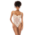 Sexy Sheer Mesh Eyelash Lace Bodysuit Mapale Lace Delight-0