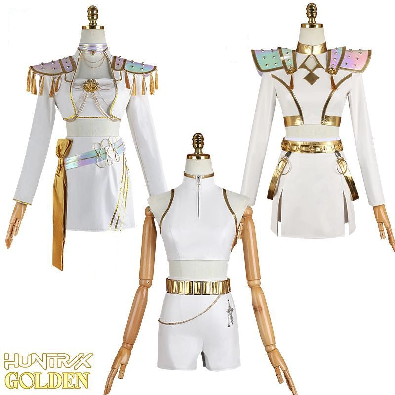 K-POP Witch Hunt Rumi cosplay costume Zoe white performance costume anime Mira song costume cosplay costume