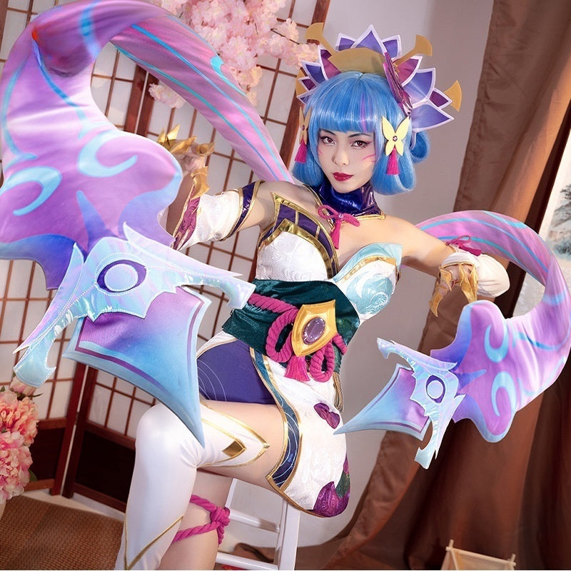 LOL League of Legends Soul Lotus Cinderella cosplay costume and style cosplay game costume