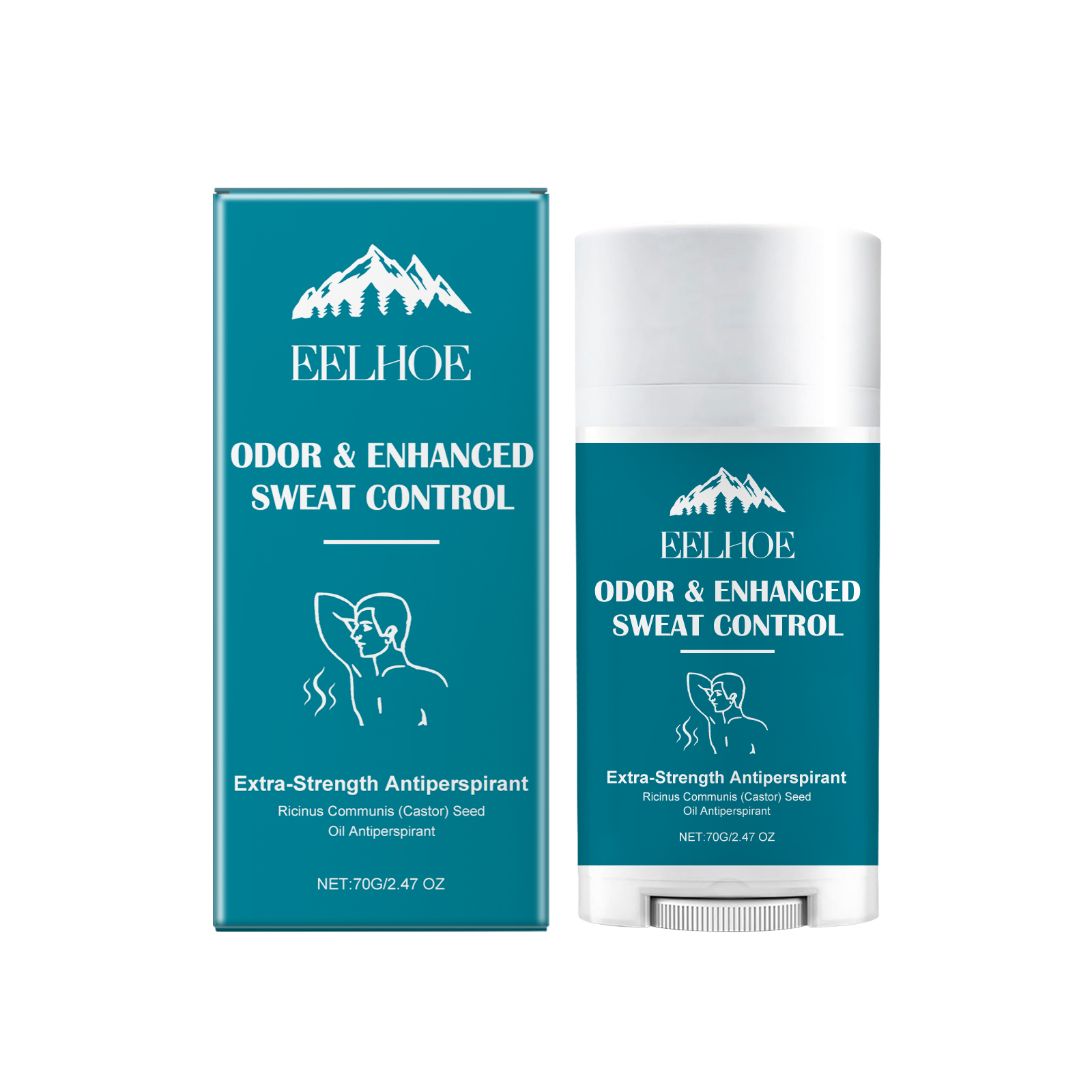 EELHOE Men's Fragrance Bar Leaves Fragrance For The Body Naturally And Cleanses Dry Skin With A Portable Daily Axillary Bar