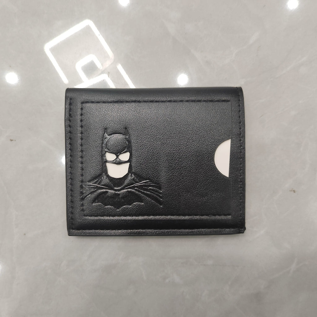 Multi-functional Batman Wallet Men's New Style Factory Direct Sale Business Casual Dual-Use Retro Marvel Multi-pocket Wallet