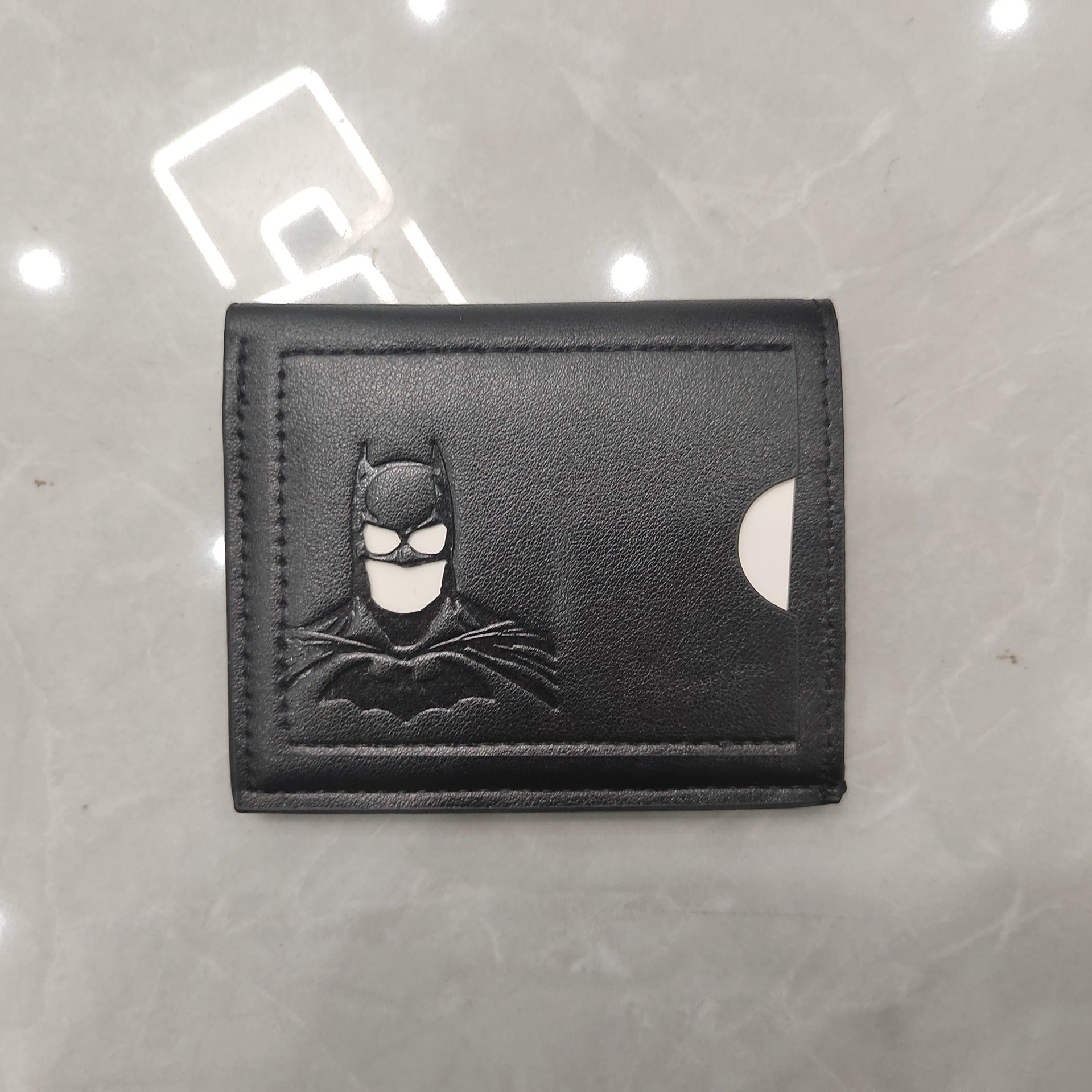 Multi-functional Batman Wallet Men's New Style Factory Direct Sale Business Casual Dual-Use Retro Marvel Multi-pocket Wallet