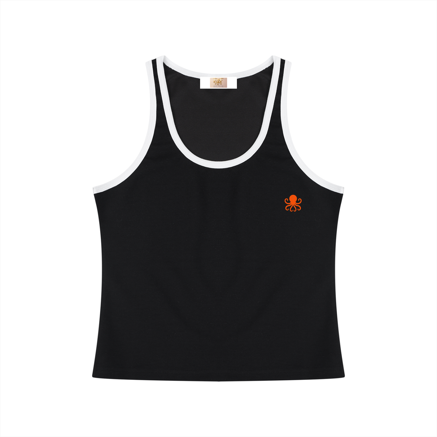 Women's Color Block Cropped Tank Top