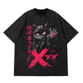 Vintage Hip Hop Anime Graphic T Shirt Men Cotton Harajuku Tee-0