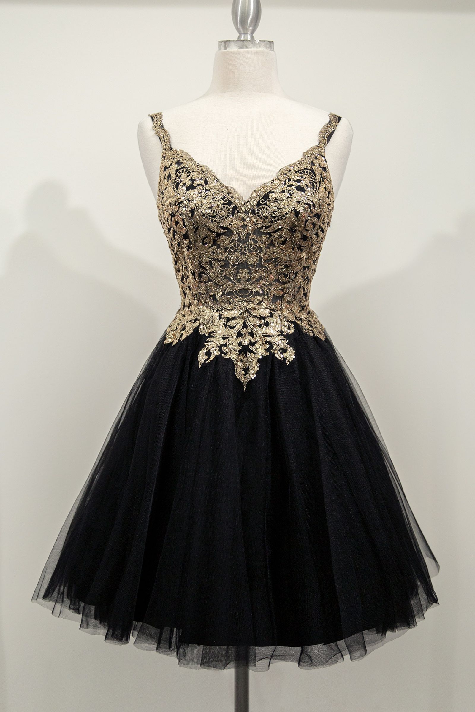Short Layered Cocktail Dress-0
