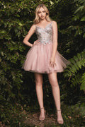 Short Layered Cocktail Dress-1