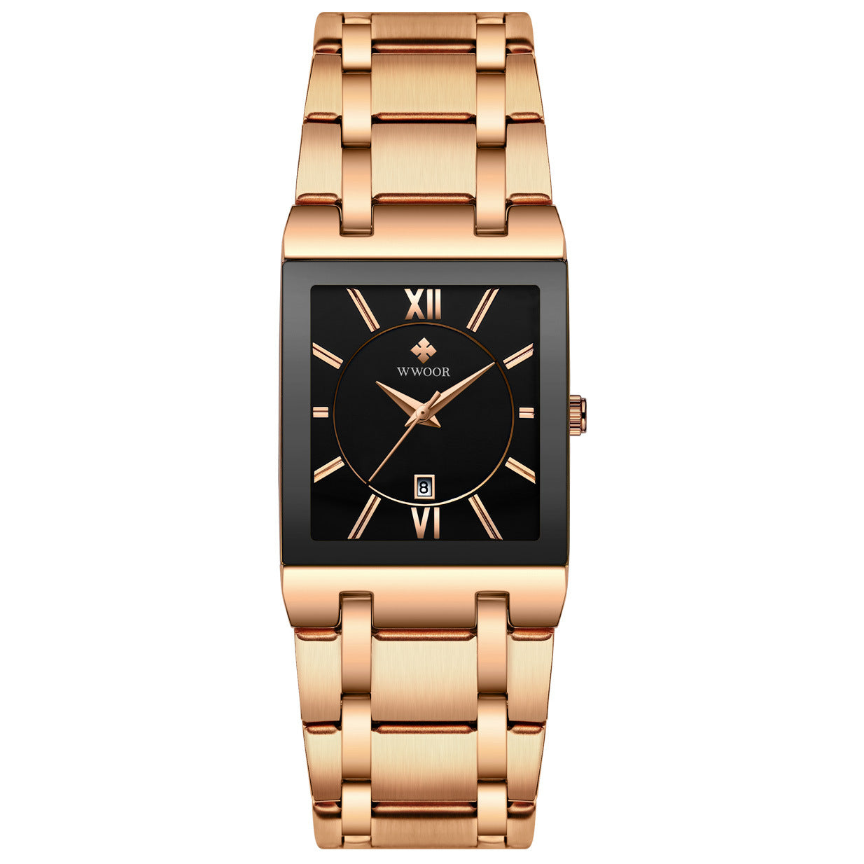 Fully Automatic Non-Mechanical Square Men's Steel Band Qua