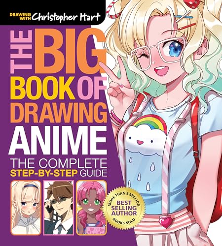 The Big Book of Drawing Anime: The Complete Step-By-Step Guide - How to Draw Anime and Manga Characters for Kids, Teens, and Adults - Paperback-0