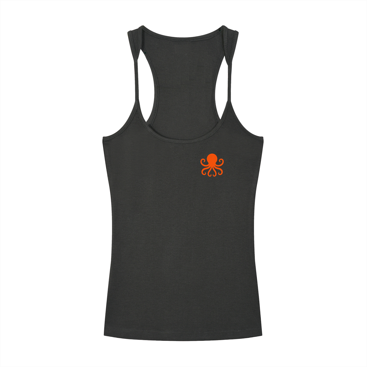 Slim Fit Ribbed Racerback Tank Top