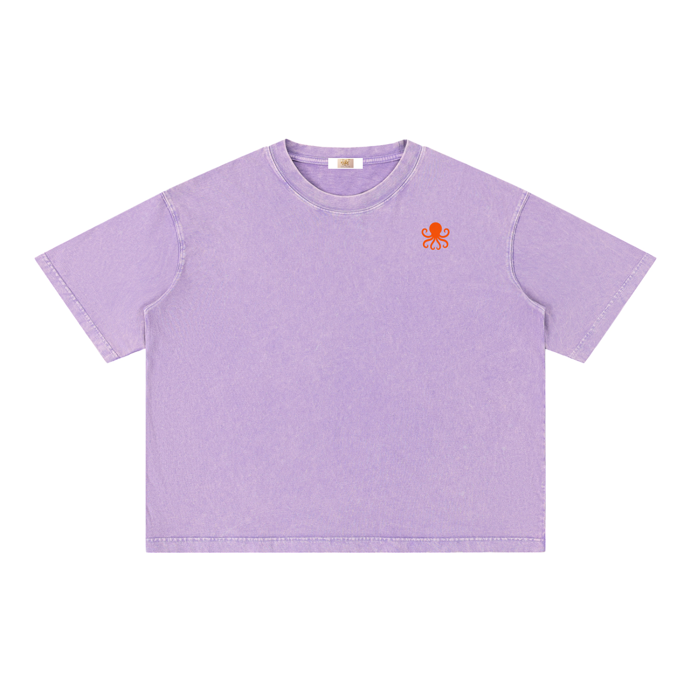 Mineral Wash Boxy Cotton T-Shirt