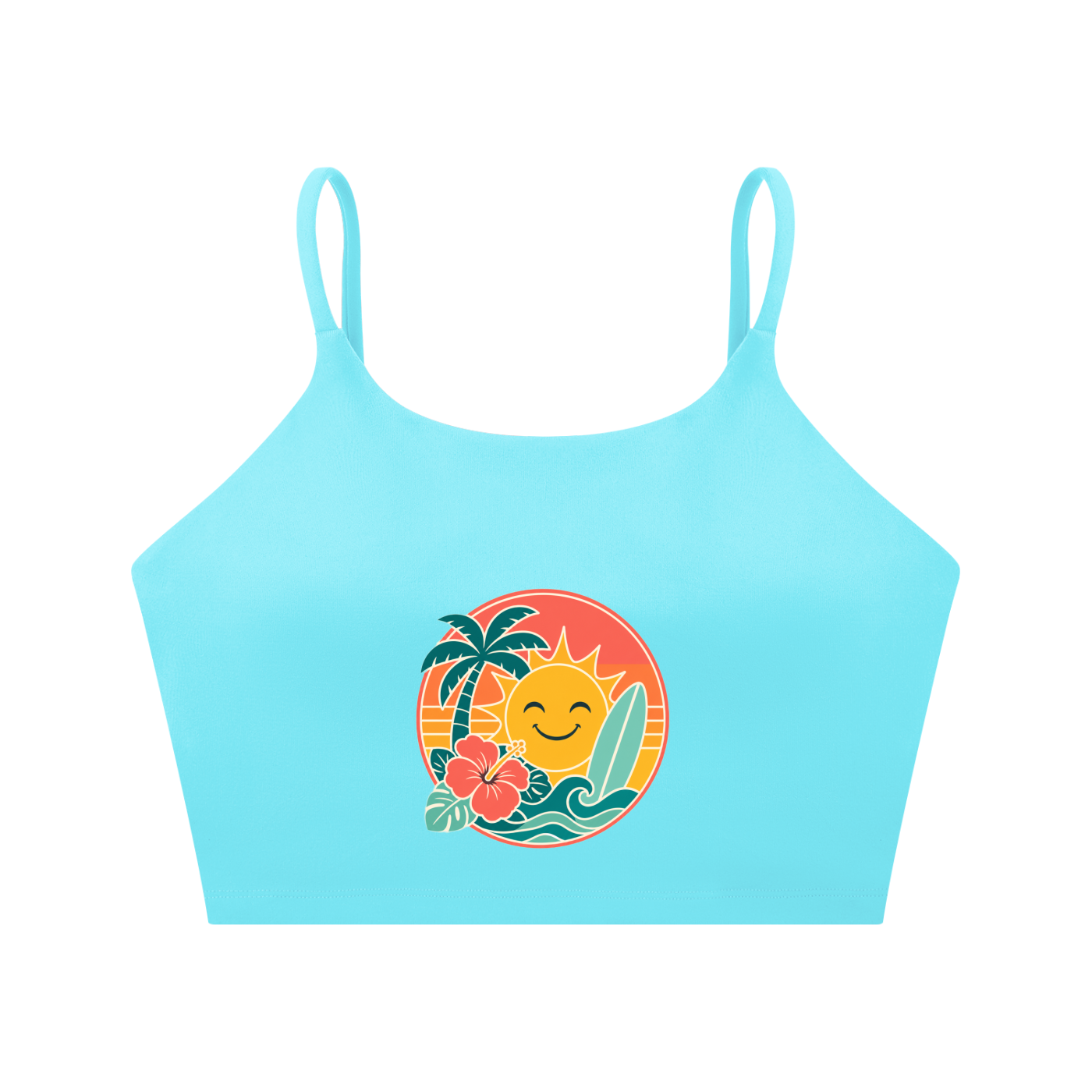Spaghetti Strap Yoga Sports Bra