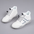 Mid top soft soled white shoes fashionable shoes anti slip and wear-resistant sports shoes for women