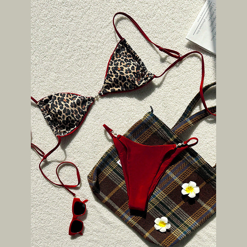 Tie-up Bikini Swimwear for Women, Sexy Beach Bathing Suit