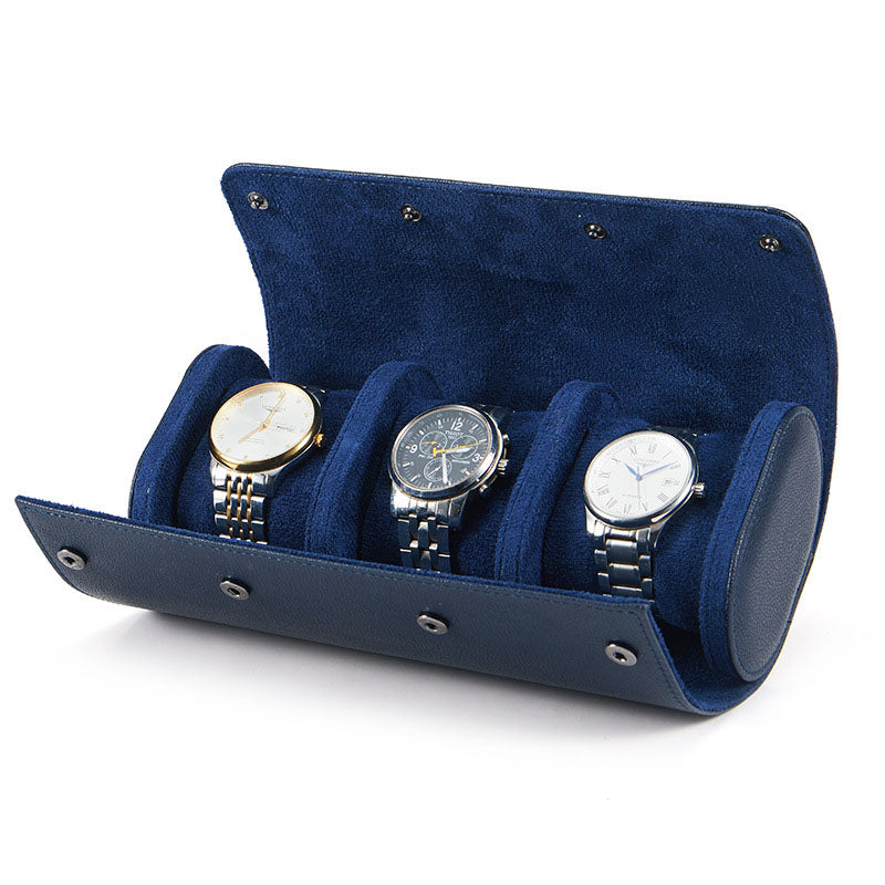 Watch Storage Box Portable Watch Box PU Three-Position Watch Box Dust-Proof And Anti-Fall Mechanical Watch Box Travel Watch Bag