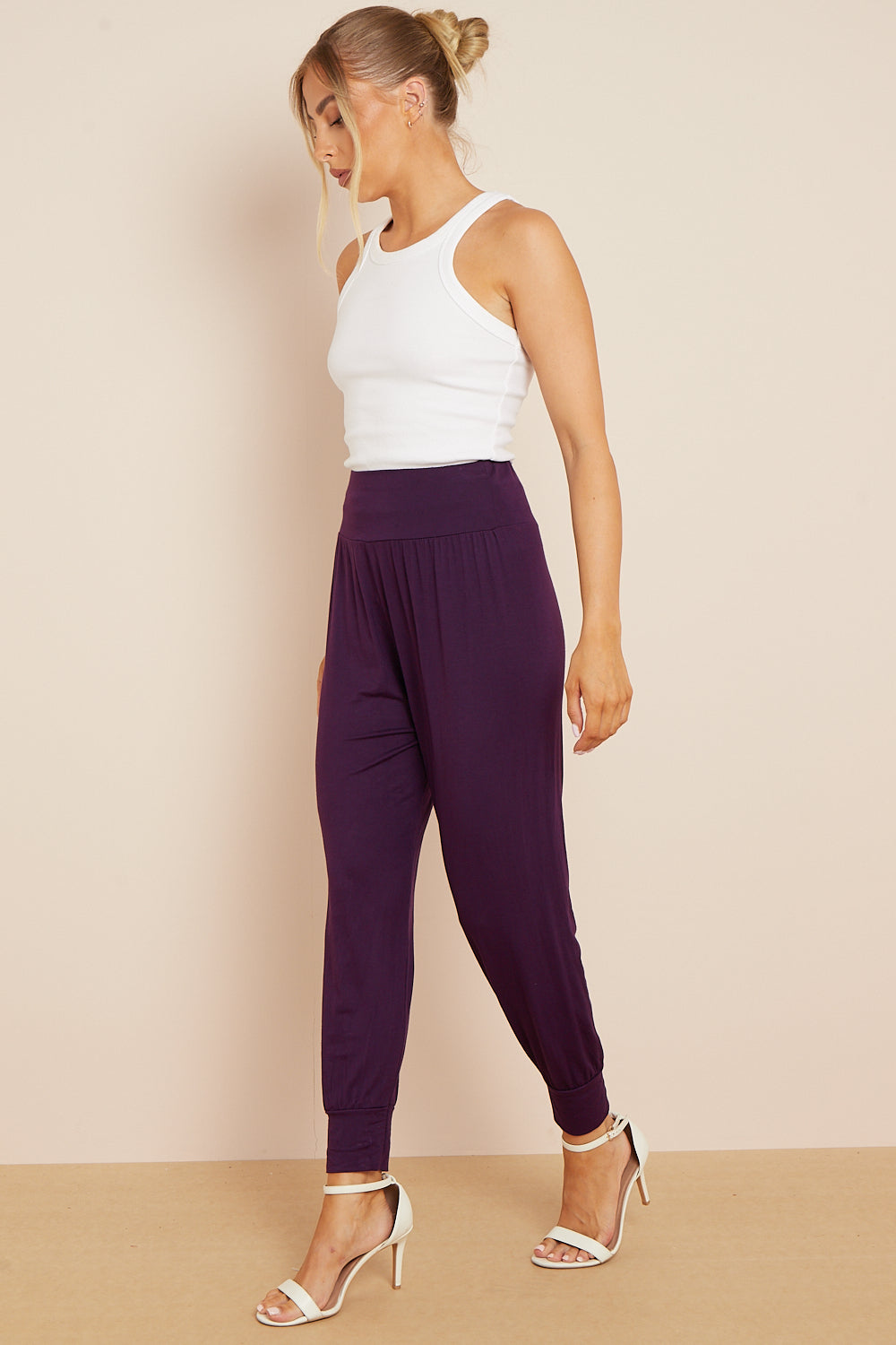 Purple Harem Pants-0