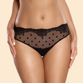Ajour Capriccio Sheer Polka Dot Tanga Panty-0